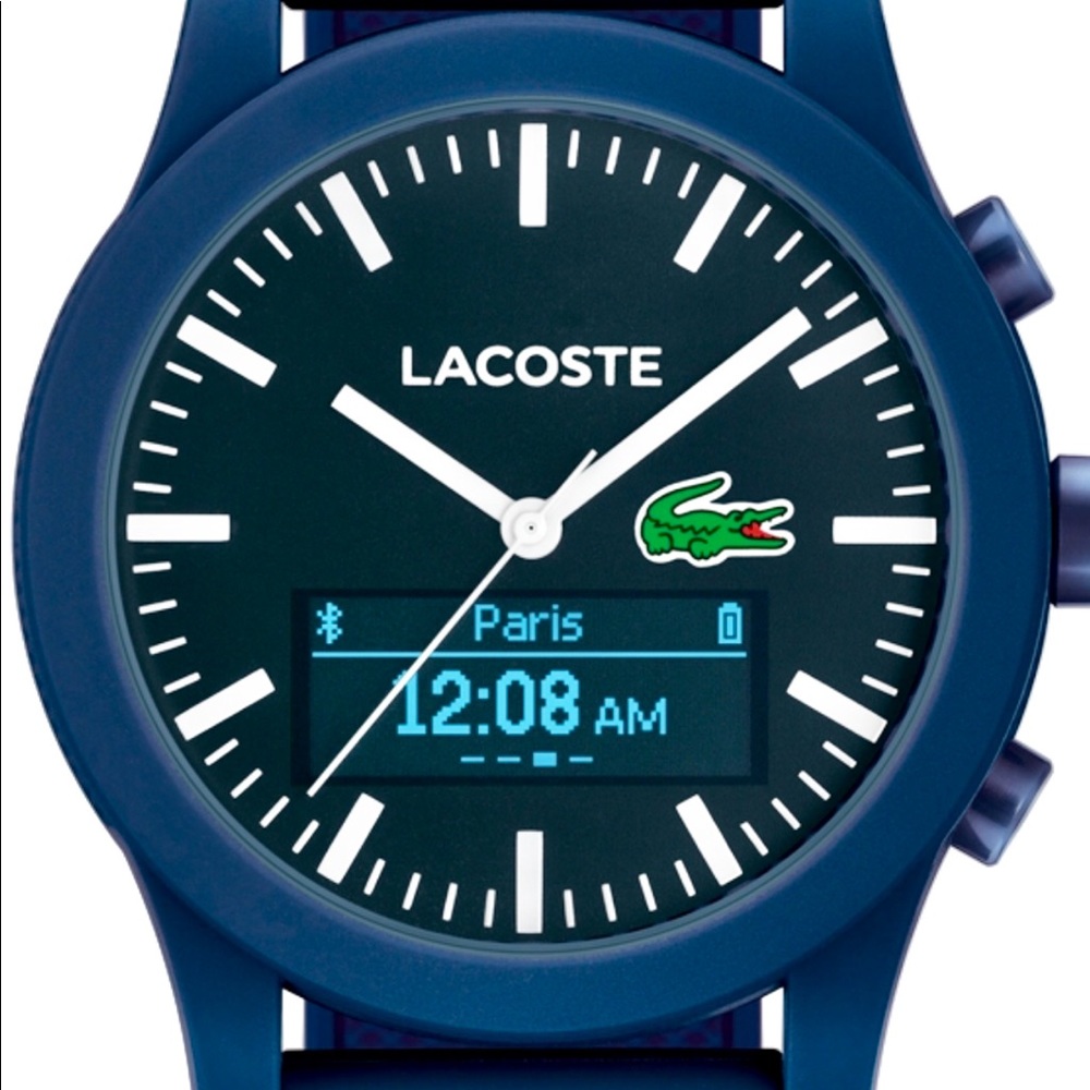 Lacoste Men’s 12.12 Contact Bluetooth Smart Blue